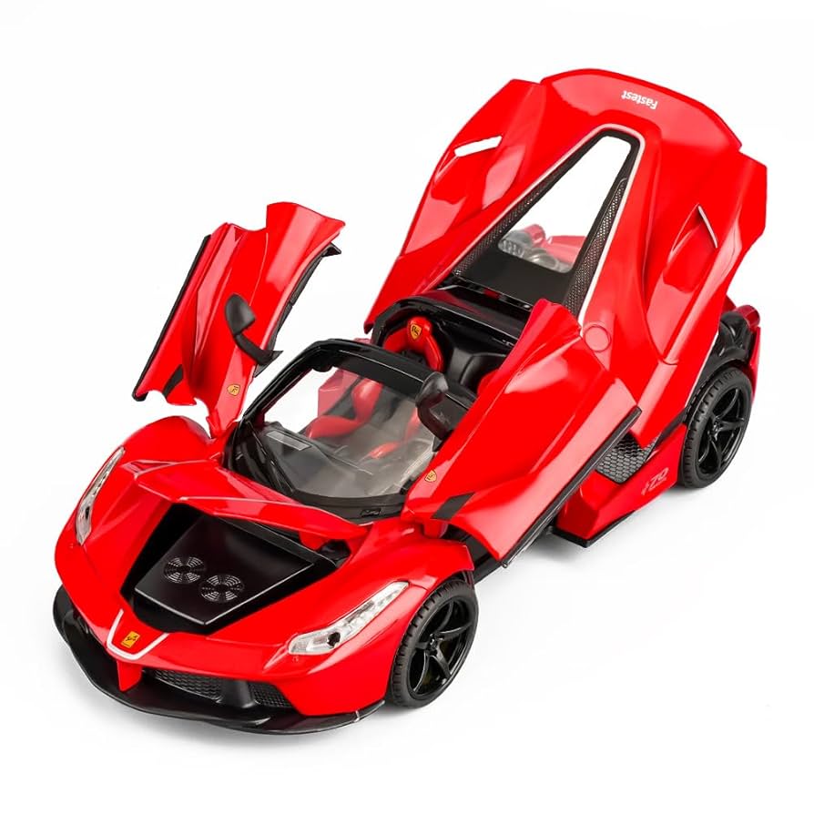 Amazon.com: iLooboo Toy Cars Model Ferrari Roadster 1/22